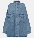 The Frankie Shop Dallas oversized denim shirt