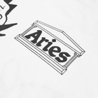 Aries Long Sleeve Graphic Mashup T-Shirt in White