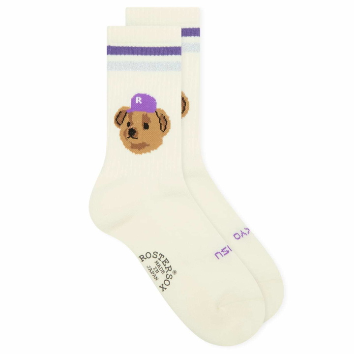 Photo: Rostersox Team Bear Socks in White
