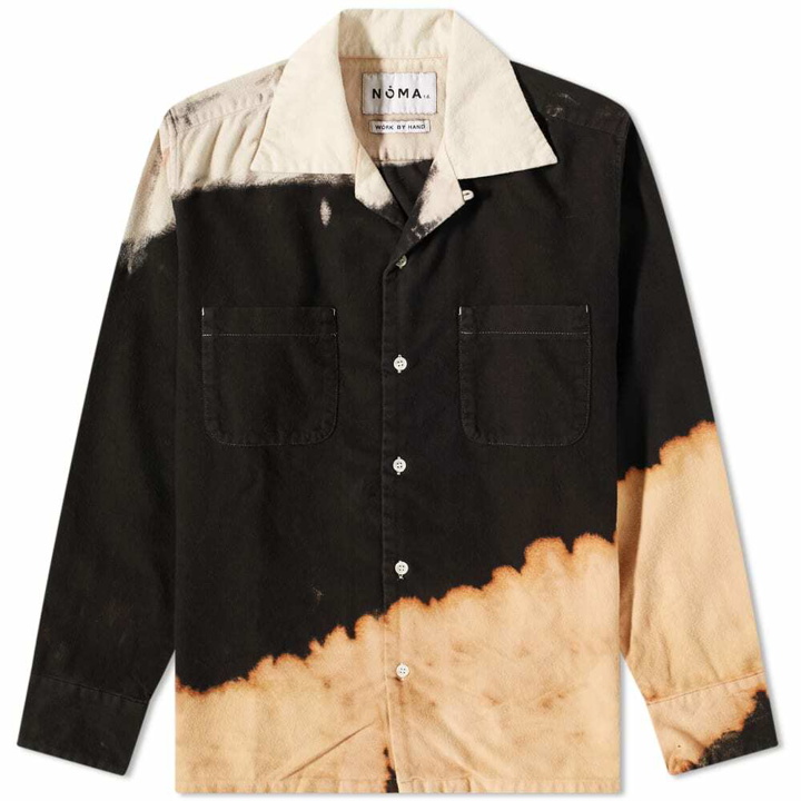 Photo: Noma t.d. Men's Hand Dyed Flannel Shirt in Black