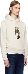 Ralph Lauren Purple Label Off-White Polo Bear Hoodie