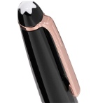Montblanc - Meisterstück 90 Years LeGrand Resin and Rose Gold-Plated Ballpoint Pen - Black