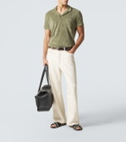 Orlebar Brown Terry cotton toweling polo shirt