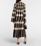 Chloé Intarsia wool and silk sweater