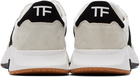 TOM FORD Black & White Jagga Sneakers