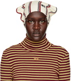 Wales Bonner SSENSE Exclusive White Brixton Beanie