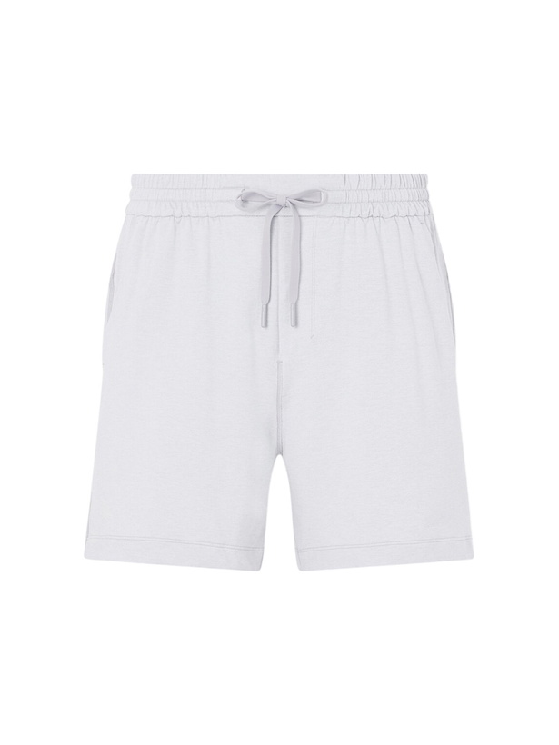 Photo: Lululemon - Straight-Leg Stretch Recycled-Jersey Shorts - Gray