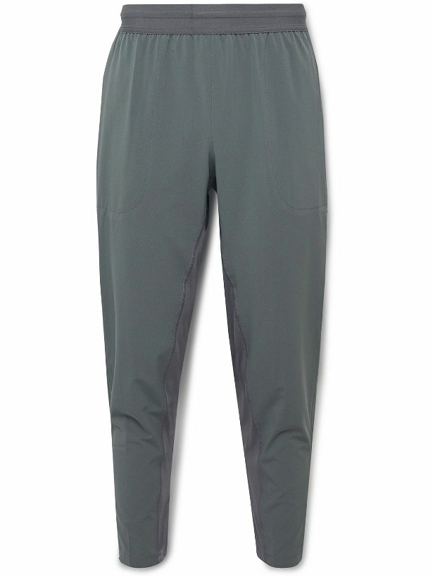 Photo: Nike Training - Tapered Dri-FIT Yoga Trousers - Gray