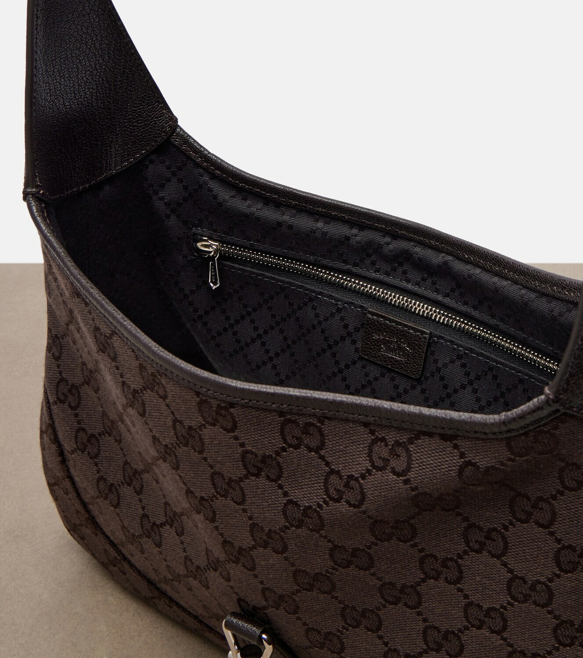 Gucci Gucci Jackie 1961 Medium canvas shoulder bag
