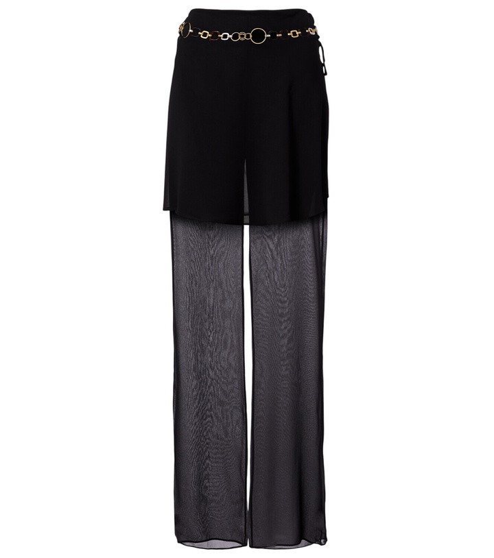 Photo: Christopher Esber Belted silk wide-leg pants
