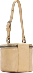 Maison Margiela Gold Leather Mini Box Bag