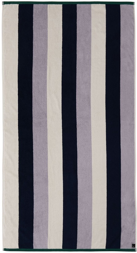Photo: HAY Purple Trio Stripe Towel