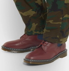 Neighborhood - Dr. Martens Filth and Fury Printed Leather Boots - Men - Burgundy