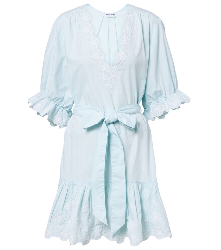 Photo: Juliet Dunn Embroidered cotton poplin minidress