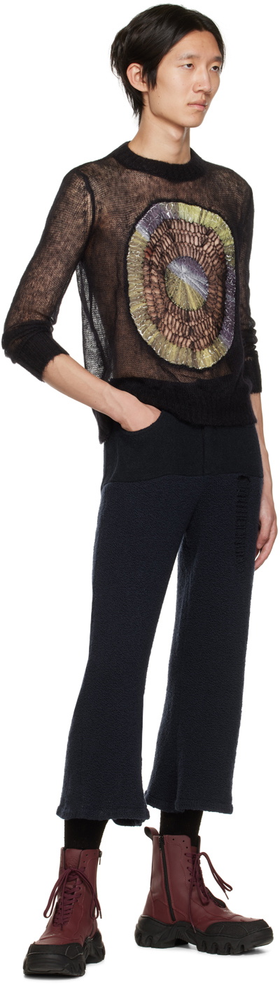 PONDER.ER SSENSE Exclusive Navy Jean Trousers