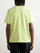 OSTRYA - Logo-Print Organic Cotton-Blend Recycled-Jersey T-Shirt - Green
