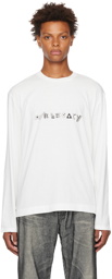 Our Legacy White Box Long Sleeve T-Shirt