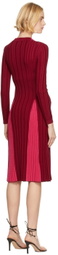 Partow Red Remy Mid-Length Dress