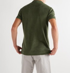 Orlebar Brown - 007 Ryder Cotton-Terry Polo Shirt - Green