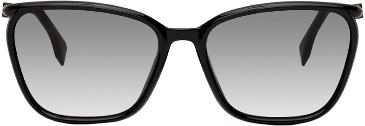 Photo: Fendi Black Square 'FF' Sunglasses