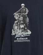 Barbour Mens T-shirt in Navy