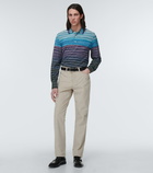 Missoni - Striped cotton piqué polo sweater