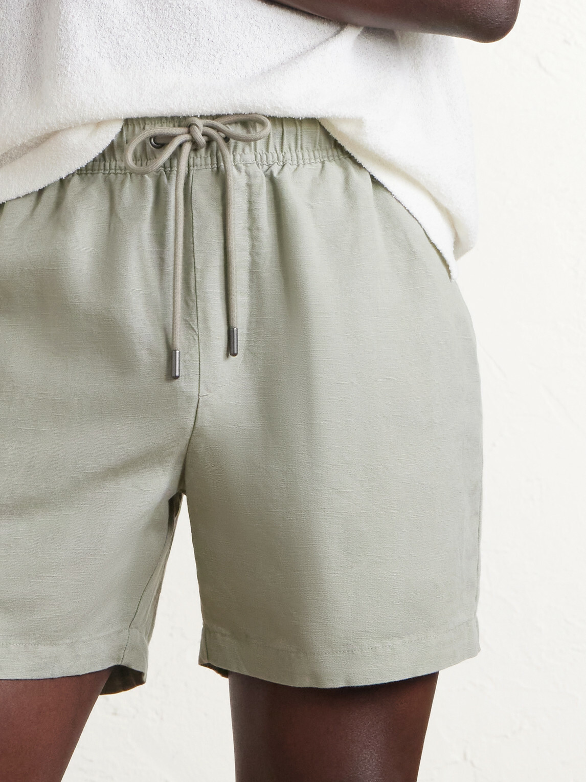 Onia - Straight-Leg Linen and Lyocell-Blend Shorts - Green