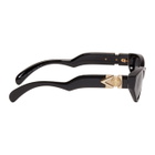 Versace Black V-Medusa Cat-Eye Sunglasses
