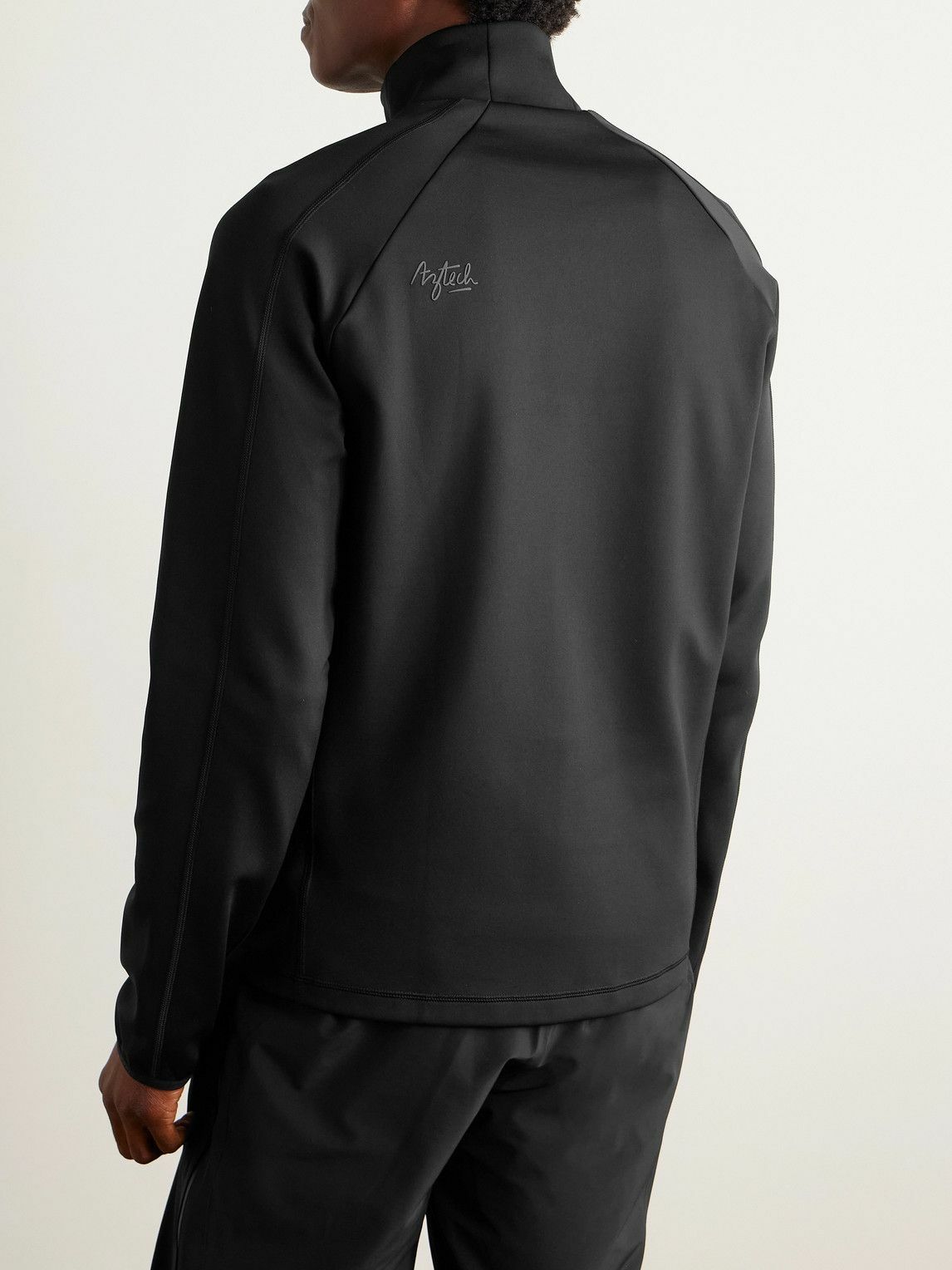 Aztech Mountain - Ajax Slim-Fit Stretch-Jersey Zip-Up Ski Base Layer - Black