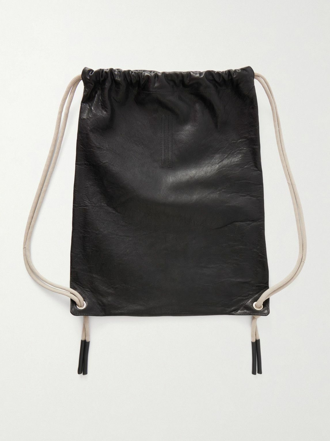 Rick Owens - Embellished Leather Drawstring Backpack Rick Owens