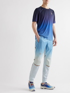 Loewe - On Slim-Fit Tapered Logo-Print Dégradé Tech-Shell Trousers - Blue