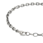 Serge DeNimes Men's Cable Bracelet in Silver 