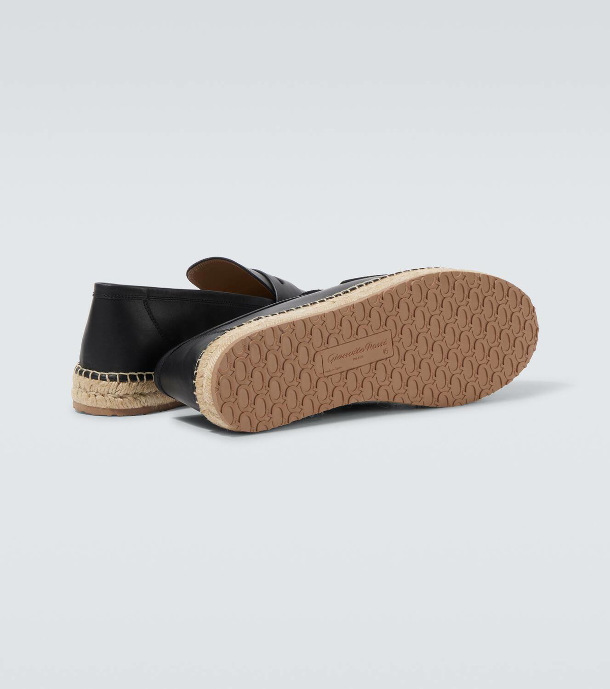 Gianvito Rossi Leather espadrilles
