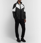 Nike - Sportswear Windrunner Colour-Block Nylon Hooded Jacket - Black