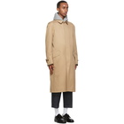 Comme des Garcons Homme Beige Cotton Twill Coat