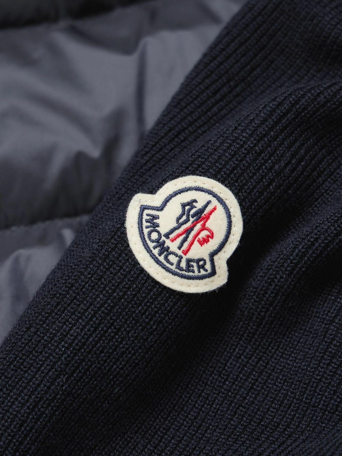 Moncler - Logo-Appliquéd Wool-Trimmed Quilted Shell Hooded