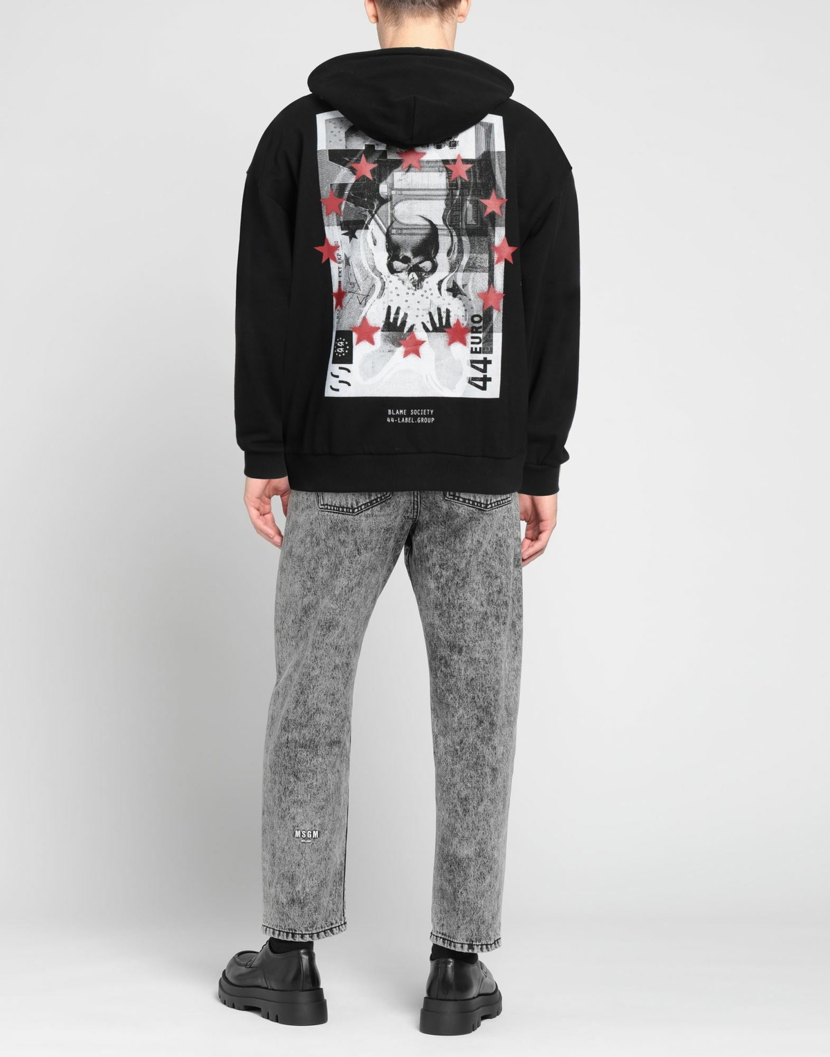 44 Label Group Mens Sweatshirt in Black