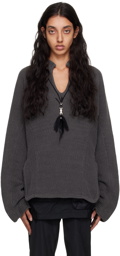 Hyein Seo Gray Oversized Sweater