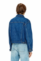 Diesel Trucker jacket in denim - Denim Jackets Mens in Blue