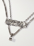 ALEXANDER MCQUEEN - Burnished Silver-Tone Necklace