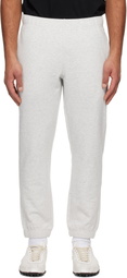AAPE by A Bathing Ape Gray Logo Patch Sweatpants