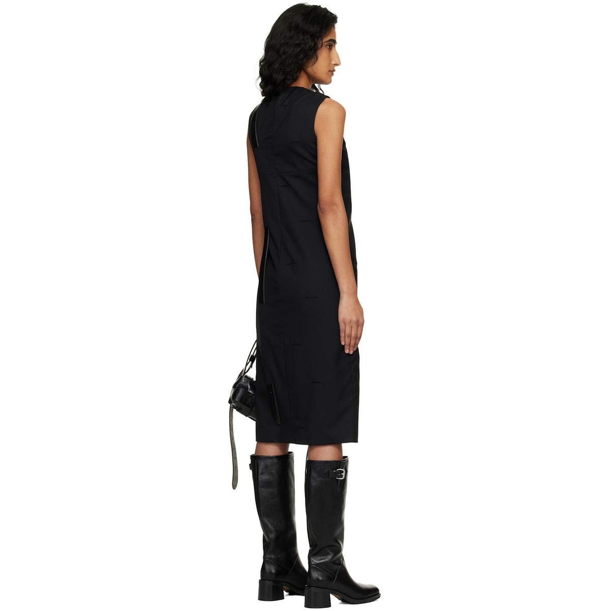 HODAKOVA Black Holy Midi Dress