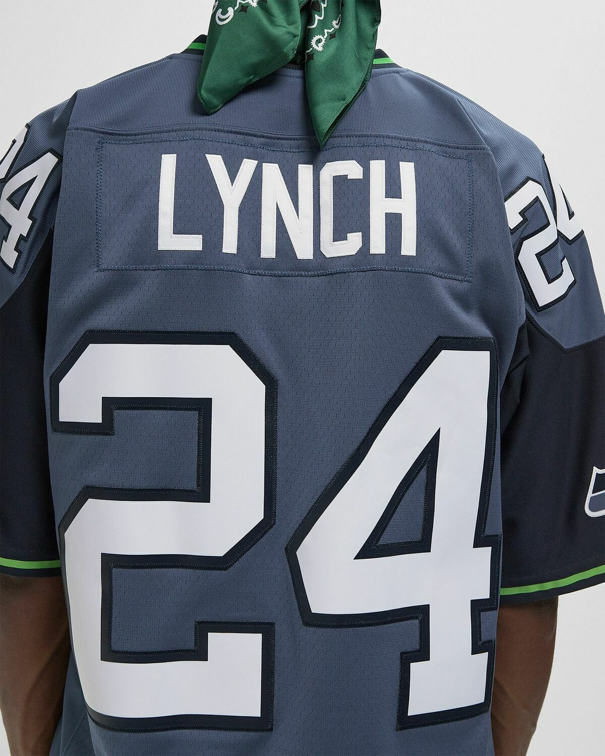 Mitchell & Ness NFL DARK JERSEY SEATTLE SEAHAWKS 2010 MARSHAWN LYNCH #25 Blue Men