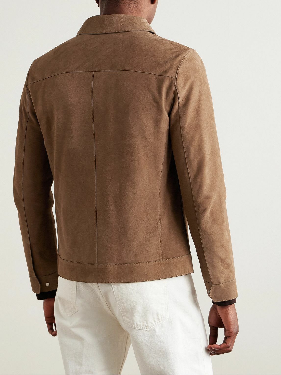 Yves Salomon - Suede Jacket - Brown