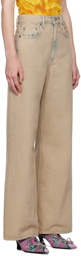 Acne Studios Beige Relaxed Fit 2022 Jeans