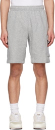 Nike Gray Embroidered Cargo Shorts