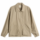 Snow Peak Men's Light Dobby Cloth Harrington Jacket in Greige