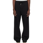 Dries Van Noten Black Cotton Sweatpants