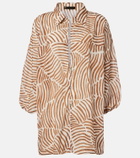 ViX Paula Hermanny Moana oversized printed cotton shirt