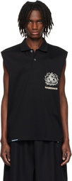 NAMESAKE Black Richard Muscle Polo